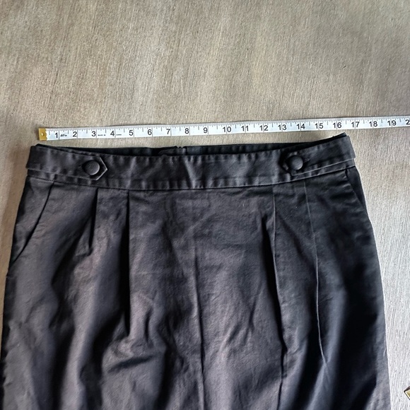 Lilly Pulitzer Black Mini Skirt with Textured Hem - Picture 5 of 6